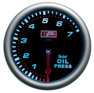 Picture of Autogauge Oil Pressure Gauge - Smoke