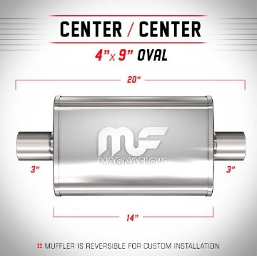 Picture of Magnaflow medium pot 3 "- 14319