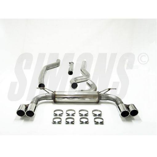 Picture of BMW F34 318D / 320D GT Simons catback exhaust