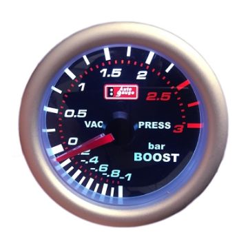 Picture of Autogauge 3 Bars Turbomanometer - Smoke