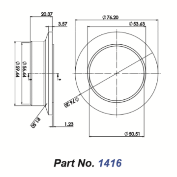 Picture of Tial Turbines for Garrett GT / GTX 28/30/35 center cartridges