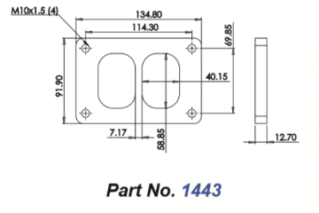 Picture of Garrett GT / GTX42 T6 turbine equipped turbos