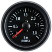 Picture of Autogauge Charge Pressure Gauge - Black - 3 bar