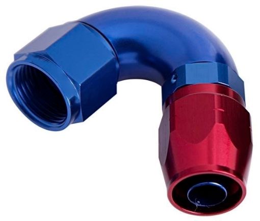 Picture of 120gr. PTFE AN fitting - AN-3- Red / Blue