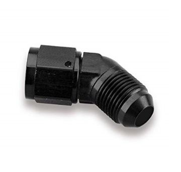 Picture of 45degrees. AN fitting - Forge - Male - Female - Black