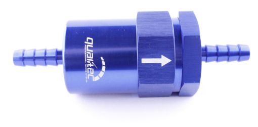 Picture of Fuel filter - Performance - Hose connection - Blue - 7.2mm.