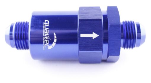Picture of Fuel filter - Performance - AN8 - Blue