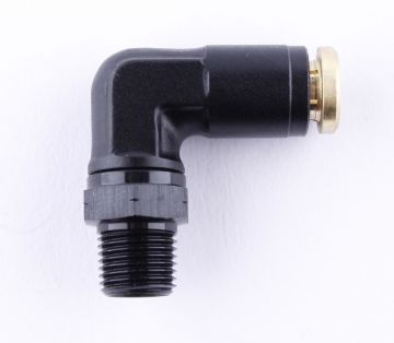 Picture of Pneumatics - 90 degrees - 1/8 "-27 NPT - 3/16" / 4.76mm.