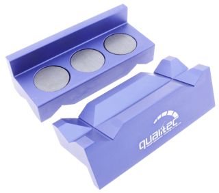 Picture of Alu jaws for assembly of AN fittings - Blue