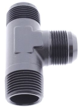 Picture of T-piece AN fitting with NPT at the end