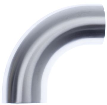 Picture of 2½ "stainless tube bend - 90 degrees - Without leg length