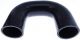 Picture of 180 degree silicone bend - Black 2½ "- 63mm.