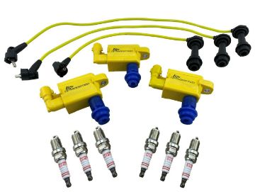 Picture of IGNITION COIL PACKS WIRES SPARK PLUGS FOR SUPRA ARISTO SOARER IS300 VVTI 1JZ 2JZ