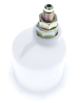 Picture of Brake fluid reservoir - Transparent - 7/16 UNF - Center offset connection