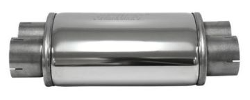 Picture of "DUO 76" Stainless Silencer 2 x 3 "- Simons U3476DR