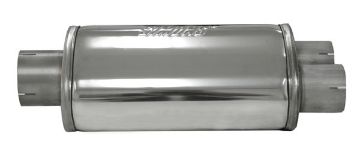 Picture of "Split 76" Stainless Muffler 3 "---> 2pcs. 2½" outputs. - Simons U347663R
