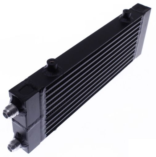 Picture of Universal Dual Pass bar & Plate Oil Cooler - Medium - Sort - AN10