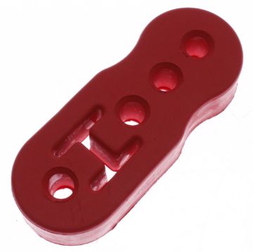 Picture of  Red rubber suspension exhaust - Universal - Long
