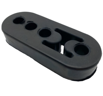 Picture of Black rubber suspension exhaust - Universal - Long