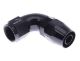 Picture of 90degrees. AN fitting - AN8 - Black - High flow
