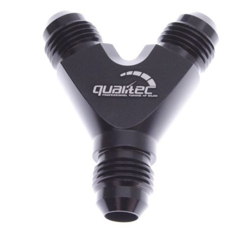 Picture of AN6 Male - 2xAN6 Male - Y-Collector Union - Black Alu