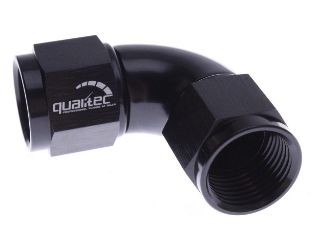 Picture of 90degrees. AN fitting - AN8 - Female-Female - Black