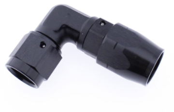 Picture of 90degrees. AN fitting - AN8 - Black - Forge Elbow