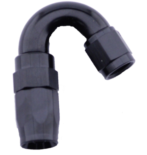 Picture of 150gr. PTFE AN fitting - AN-12 - High flow - Black
