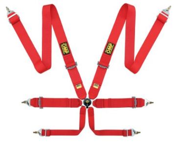 Picture of 3 "6-point harness (FIA approved) - Red