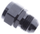 Picture of AN10 Male - M22x1.5 Female - Nipple adapter - Black alu