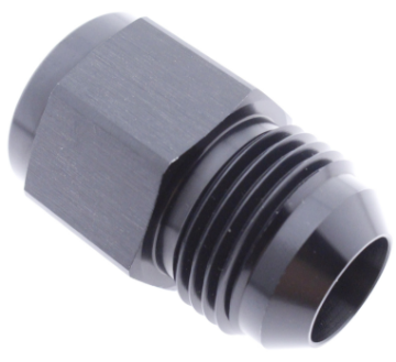 Picture of AN12 Male - 1/2" BSP Female - Nipple adapter - Black alu