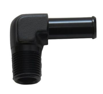 Picture of 90degrees. Hose fitting - 3/8 "NPT -> 8mm.