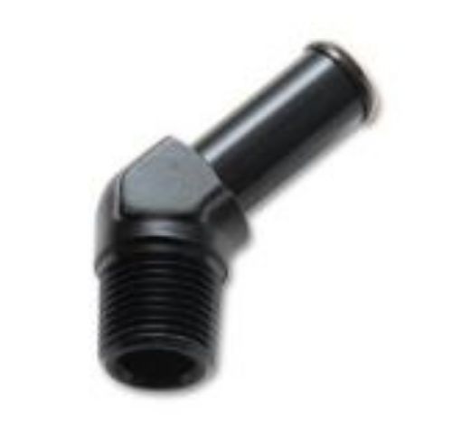 Picture of 45 gr. Hose fitting - 3/8 " NPT -> 8mm.