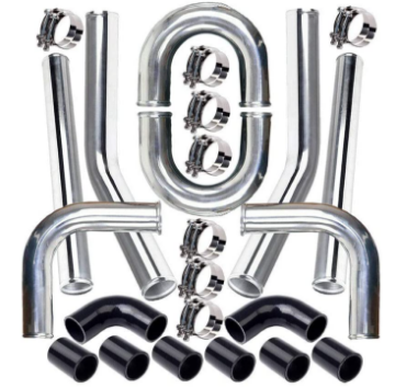 Picture of Intercooler piping kit 3" - Black