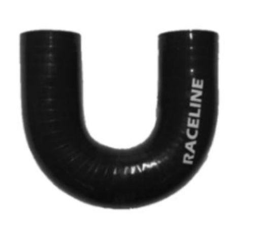 Picture of 180 Degree Silicone Bend - Black 3 "- 76mm.