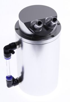 Picture of Oil catch tank - Round Silver