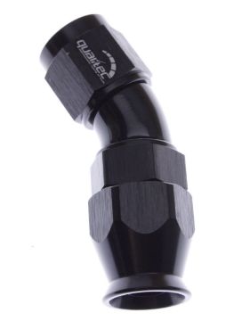 Picture of 30gr. PTFE AN fitting - AN-8 - Black - High Flow