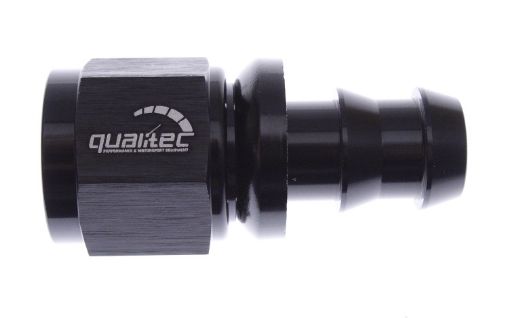 Picture of Straight AN-push on hose fitting - AN-8 - Black