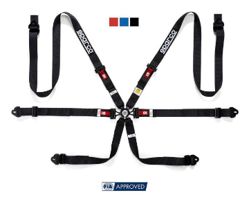 Picture of Sparco 6-punkts sele - FIA 8853-2016 - Blue
