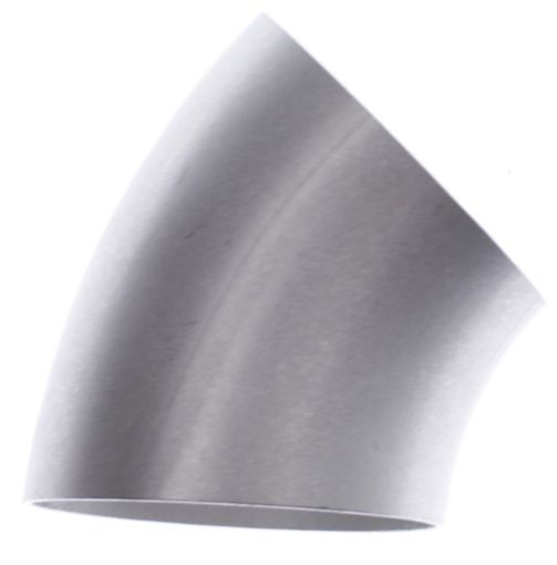 Picture of 3.5 "stainless tube bend - 45 degrees