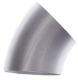 Picture of 3.5 "stainless tube bend - 45 degrees