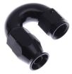 Picture of 180gr. PTFE AN fitting - AN-6 - Black - High Flow
