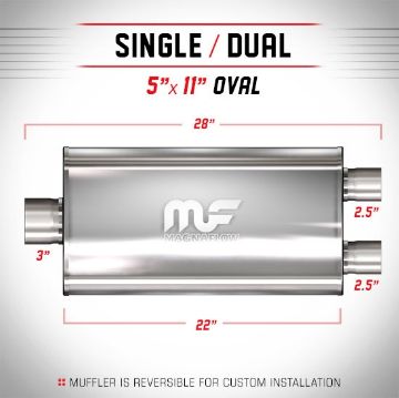 Picture of Magnaflow medium pot 3 "- 14588