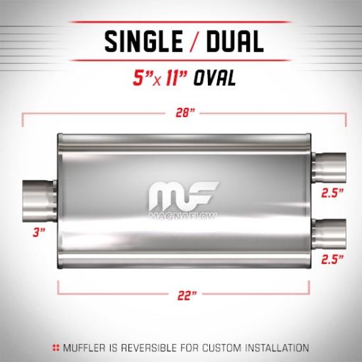 Picture of Magnaflow medium pot 3 "- 14588