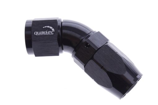 Picture of 45degrees. AN fitting - AN-8 - Black - High flow