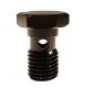 Picture of Banjo bolt - M22x1.5 - Black Alu - Length from contact surface: 40mm.