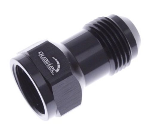 Picture of Straight AN-16 extension - Black alu