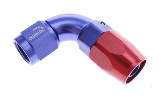 Picture of 90degrees. AN fitting - Blue - High flow