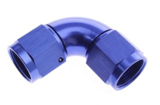 Picture of 90degrees. AN fitting - AN-4 - Female-Female - Blue