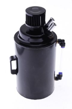 Picture of Oil catch tank - Round - 2L - BLACK